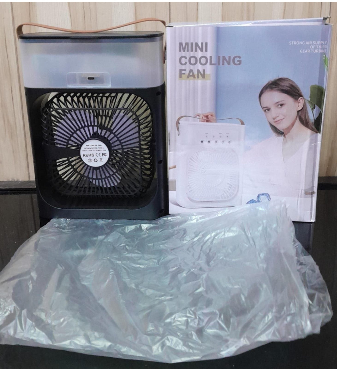 Plastic Portable Mini Air Cooling Fan